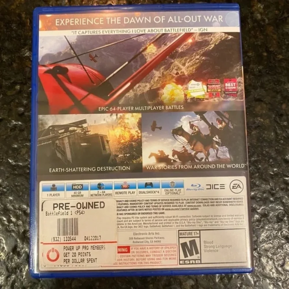 PS4 battlefield playstation